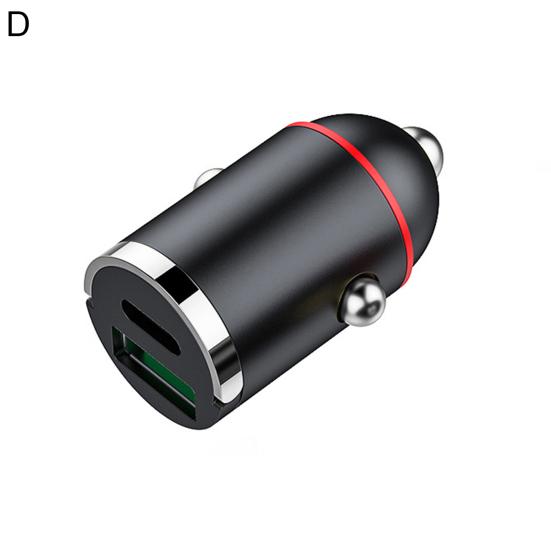 Kfz-Ladegerät, praktischer Zugring, stoßfest, universelle Dual-USB-Buchse, Fahrzeugzubehör