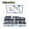 155pcs/box High-Quality Material Hex Head Wood Screws Self-Tapping Screws  Construction Projects