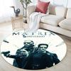 Matrix Poster pattern round rug,Carpet Rug for Living Room Bedroom Playroom ,Non-slip Floor Mat,Holiday Gifts and Birthday Gifts.