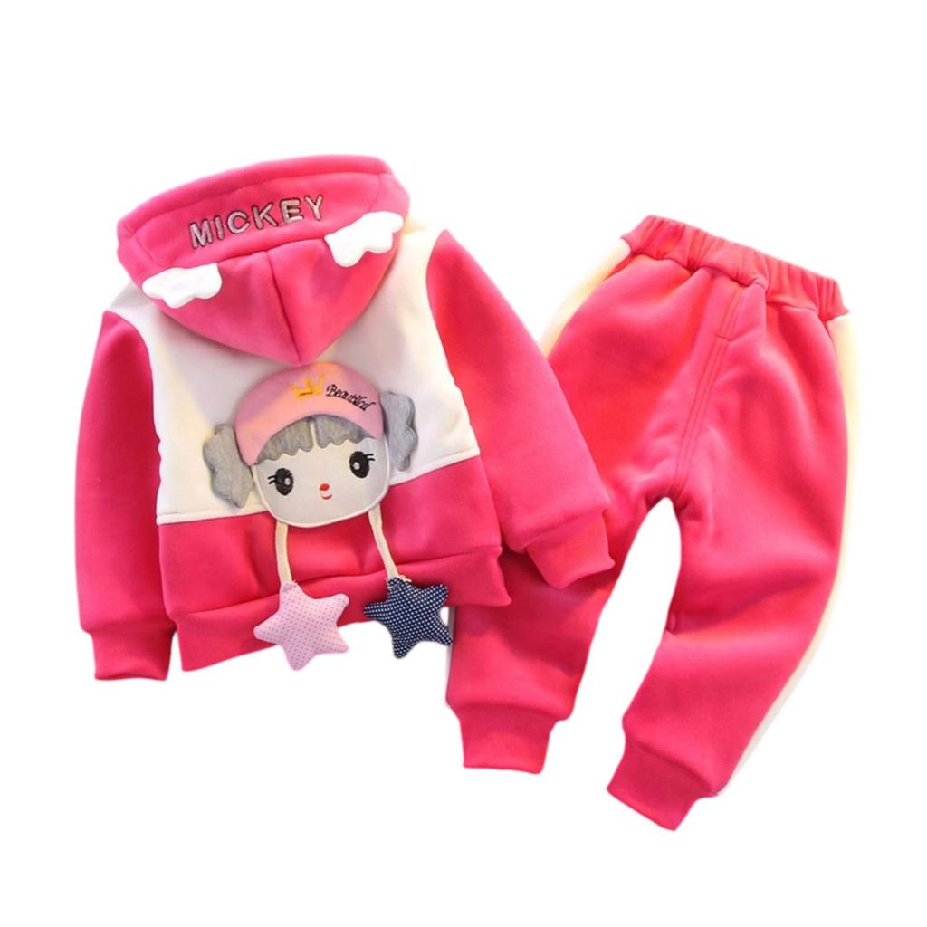 Kids Casual Long-Sleeve Set, Comfortable Daily Wear Outfits