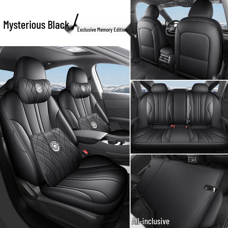 Roewe M7DMH Original Perforerade Läder Bilbarnstolsskydd - Andningsbara & Hälsobevarande