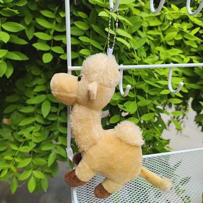Cute Camel Doll Toy Women'S Bag Pendant Fur Animal Car Keychain Cartoon Little Camel Pendant Keychain Keychain Gift
