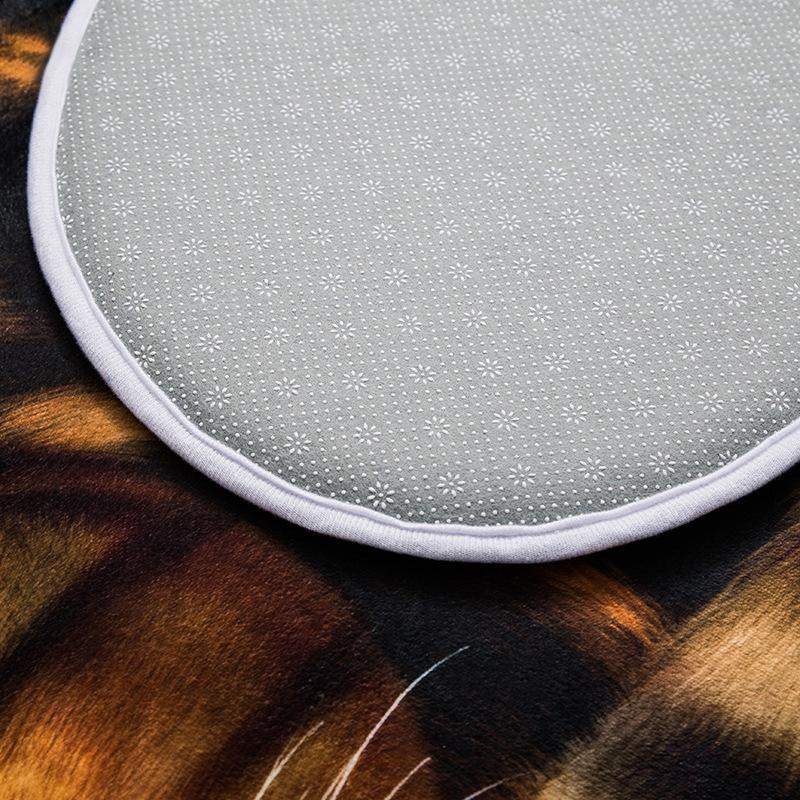 Floor Mat Foot Mat Non-slip Mat Entrance Door Bathroom Water-absorbent Bathroom 3D Kitten Animal Bedroom Bedside Blanket Living Room