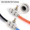 1Pcs Speed Regulation Pneumatic Throttle Valve Connector Fitting Control Valve