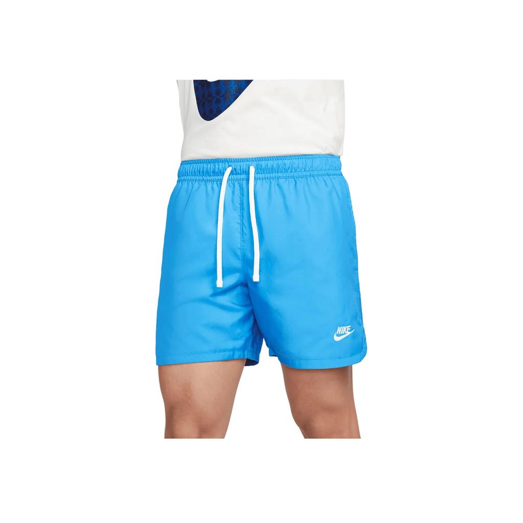 Nike Calções Casuais com Cordão e Estampa de Logotipo Sólido Masculino Parte Inferior Azul-Claro DM6830-435
