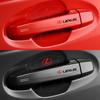 4/8pcs Car Door Handle Protector Stickers Vinyl Anti-Scratch Protection Auto Film For Lexus CT200h NX300h RX300 RX330 F Sport IS