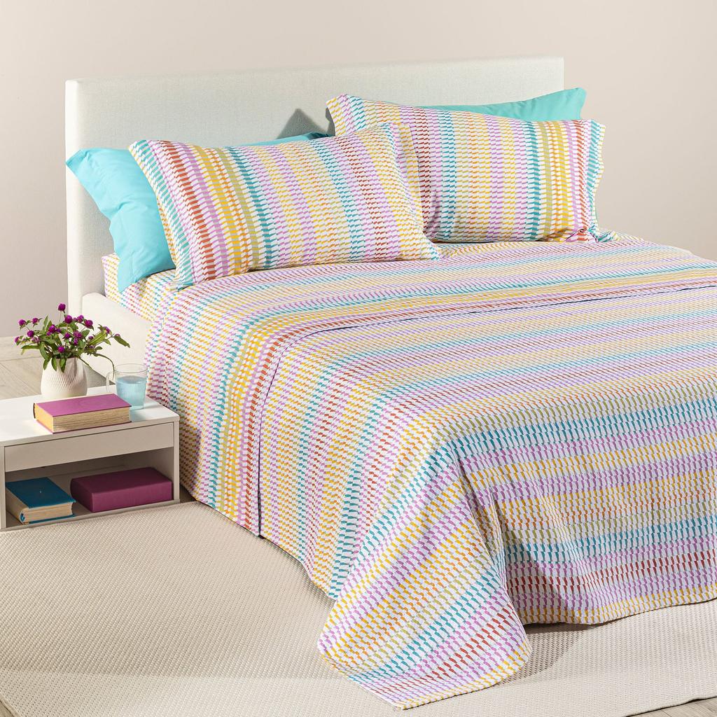 Copriletto Estivo Astrid Fior di Cotone Cotone Piquet