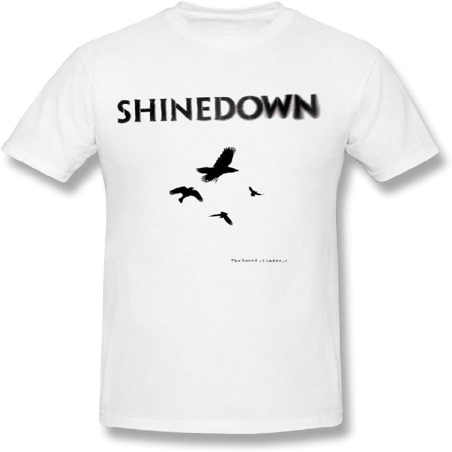 DONVAN Men s Shinedown The Sound Of Madness T-shirt S White S белый