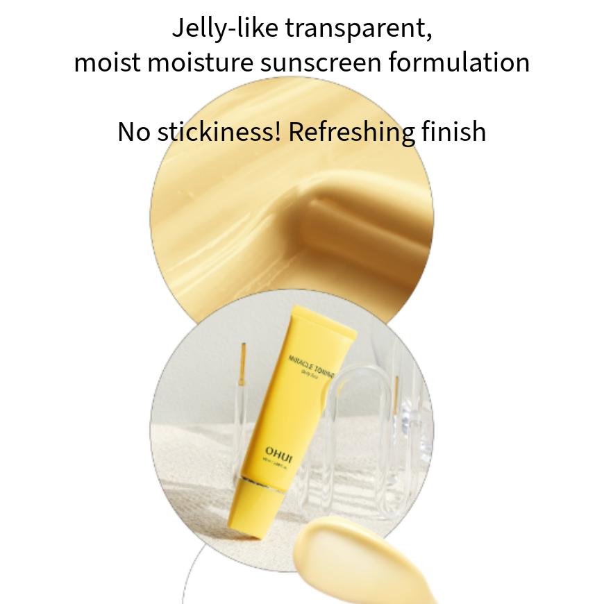 Ohui Miracle Toning Daily Sun SPF50+, PA++++ (50ml) (3 Options)