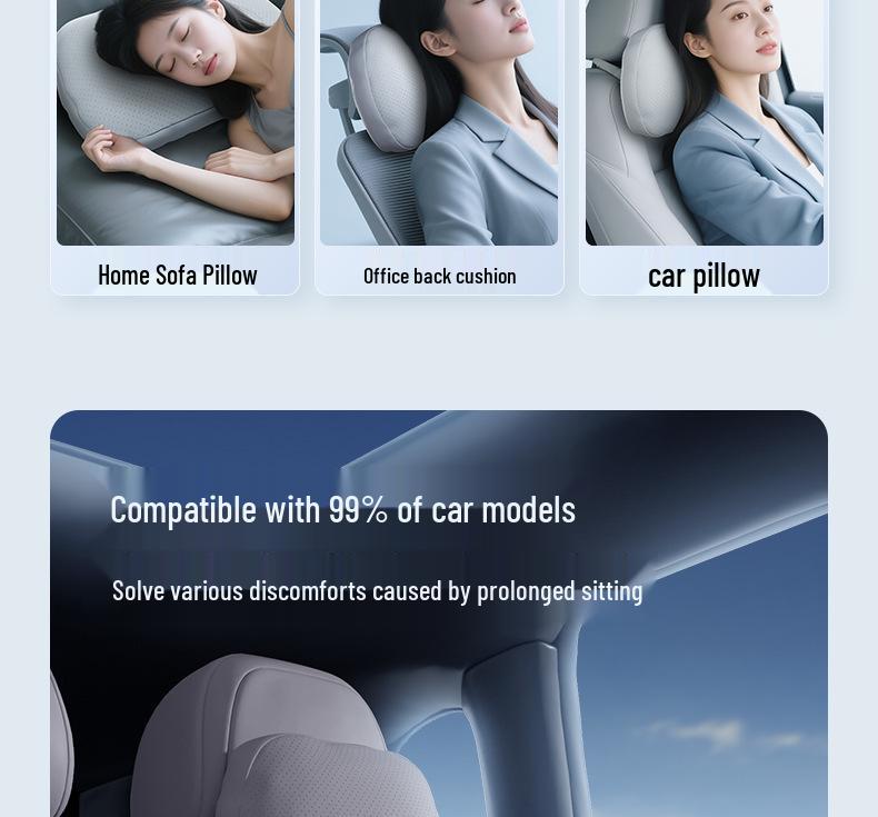 BYD Han L Interior Accessories: Headrest, Lumbar and Neck Support Pillows, Neck and Waist Protection