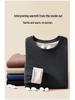 Women's Winter Fleece-Lined Silk Wool Underwear Set - Extra Thick Heat-Generating Base Layer for Autumn.