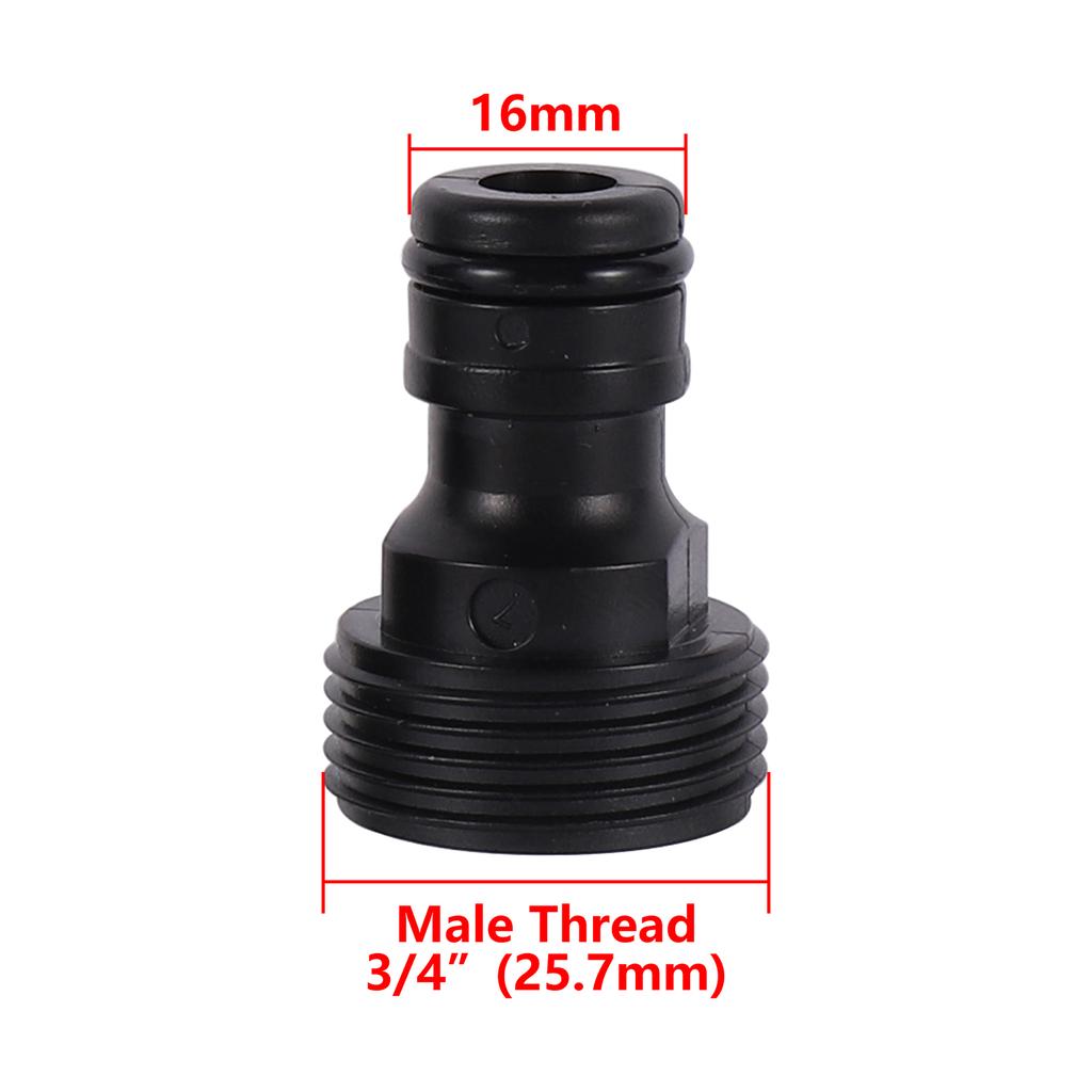 Garden Hose Quick Connectors Y-shaped Water Splitters 1/2" 3/4" Female Thread 2-Way Watering Valves Adjustable Switch Joint Kits
