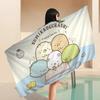 Sumikko Gurashi Beach Towel Cartoon Cute Summer Kids Large Bath Pool Beach Towel Microfiber Absorbent for Swimming Travel