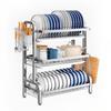 3-Tier Aluminum Countertop Dish Drying Rack