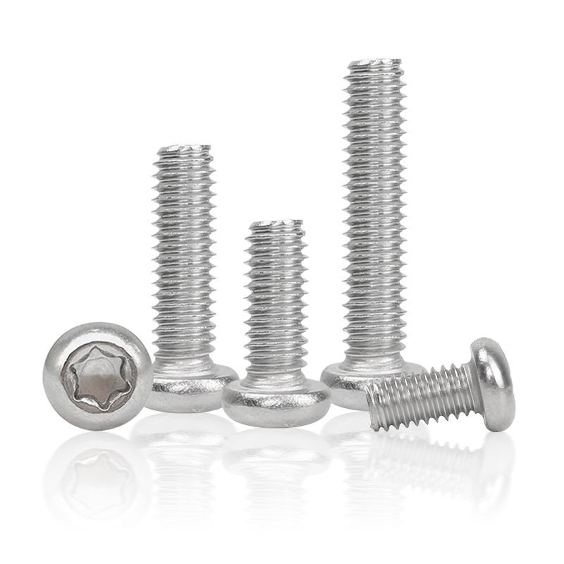 304 Stainless Steel Pan Head Torx Machine Screw - M2, M2.5, M3, M4, M5, M6