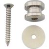 Musiclily Pro 12mm Strap Pins Steel End Pins Nickel 2 Pcs