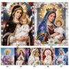 Lady DIY Special Shape Drill Art Craft Pearl Diamond Painting with Frame 11.81x15.75in Diamond Art Pearl Painting Kit Gift