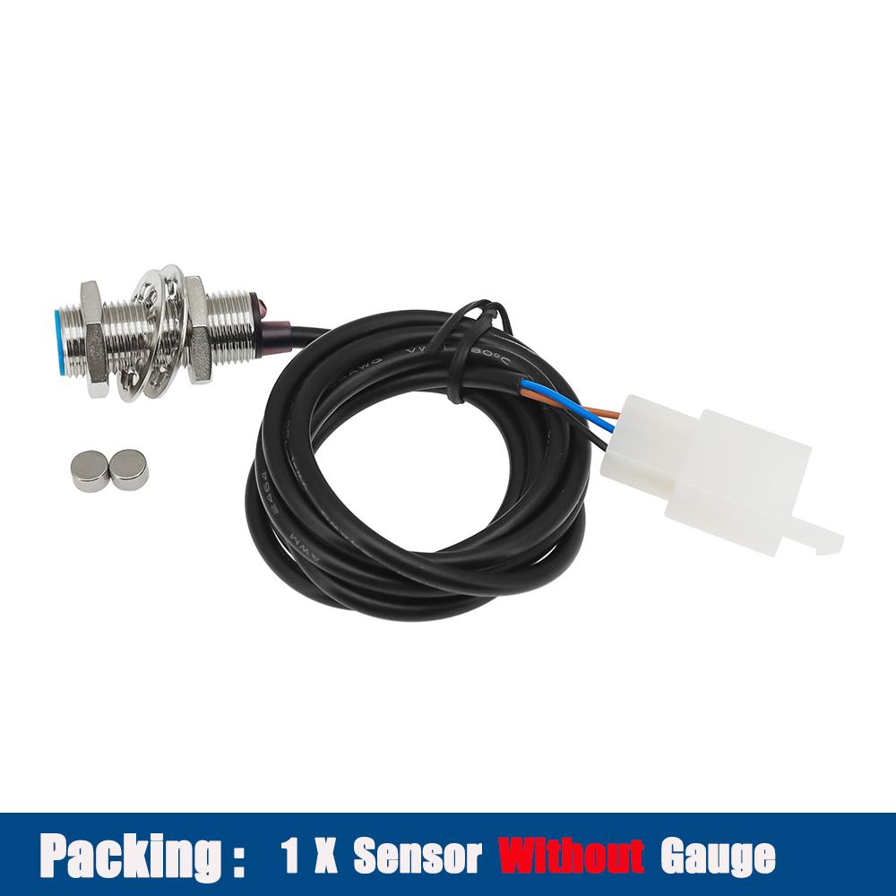 12V Motocicletă Digital Panou Vitezometru Universal Kit Indicator de Combustibil Tahometru LED Impermeabil Contor de parcurs Indicator de lumină de semnalizare