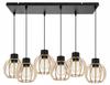 Hanging Lamp, Ceiling Chandelier, Wooden, Led Lampshade