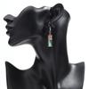 Halloween Glow In the Dark Ghost Drifting Bottle Acrylic Earrrings for Women Spooky Pendant Earring Necklace Party Jewelry Gifts