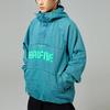 Li-Ning Casual Sports Hooded Washed Denim Jacket Men Jackets Bibo-Green AFDR909-2