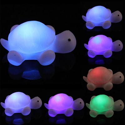 Schildkröte LED 7 Farben wechselnde Nachtlichtlampe Party bunt 