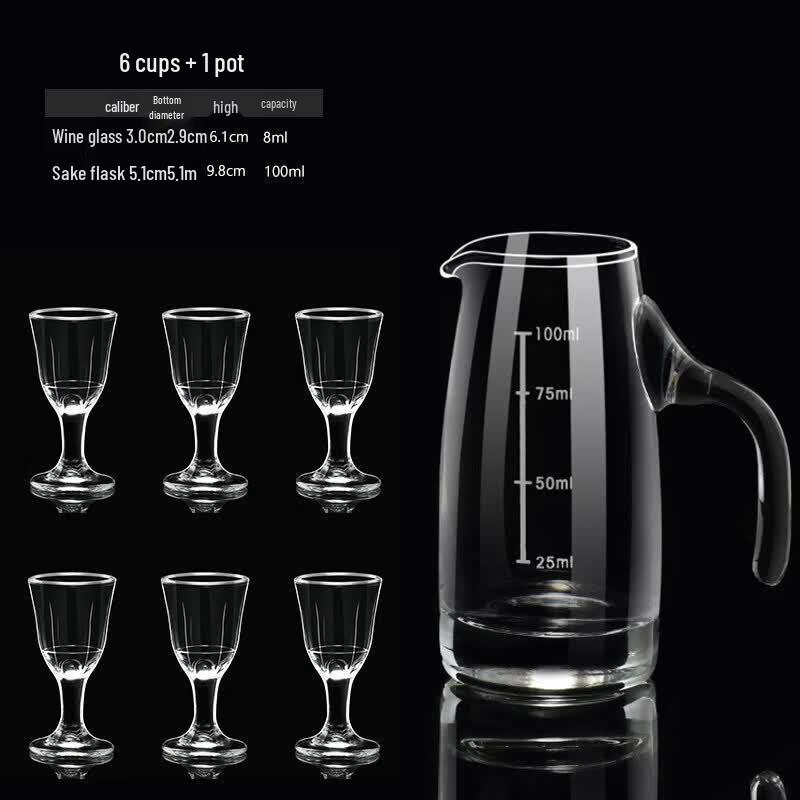 Glass Wine Decanter and Serving Set