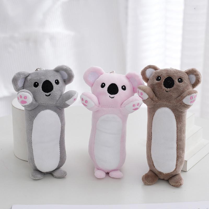 Adorable Koala Plush Toy Pillow Cozy Long Cylinder Stuffed Animal Doll Gift