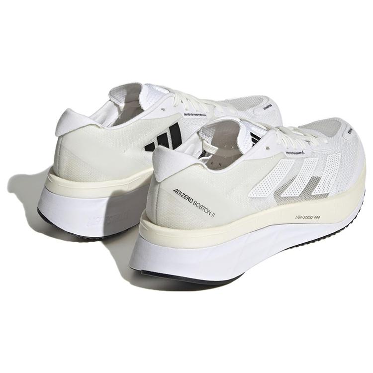New Adidas Adizero Boston 11 Non Dyed Cloud White Core Black Women's GY2585