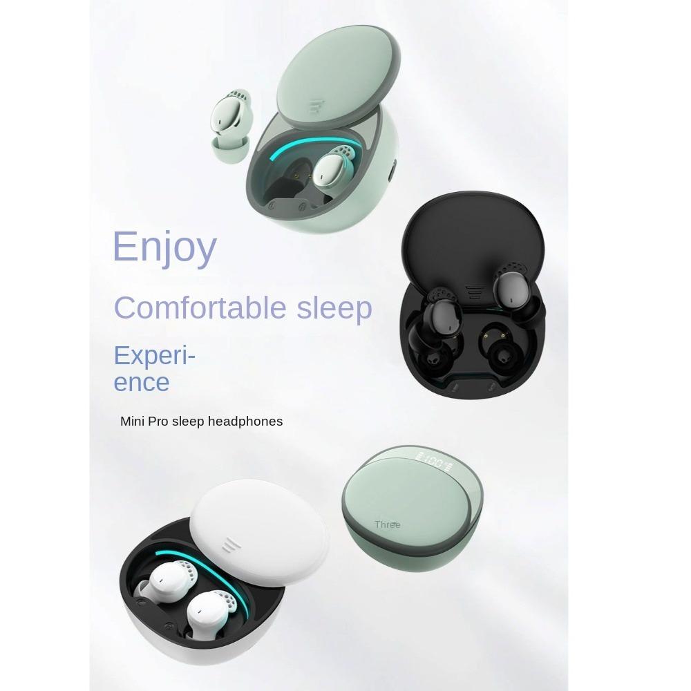 Mini Design Sleep Earbuds LED Power Display Touch Control Noise Blocking Earbuds Comfortable Bluetooth 5.3 Sports Headset