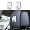 Fit For BMW X3 E83 Ring Trim Seat Headrest Adjust Button 2006-2010 Matte Silver