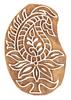 IBA Indianbeautifulart Textile Printing Block Paisley Leaf Motif Hand Carved Wooden Stamp Wood Block