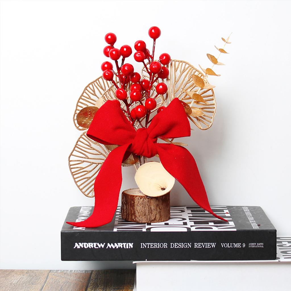 New Year Home Decoration Chinese Spring Festival Desktop Decorative Tree Ornament Home Decor for Bedroom Living Room