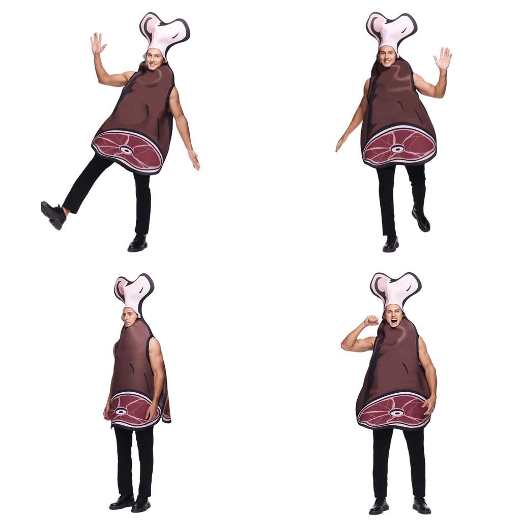 Adult Halloween Costume Ham Meat Theme Cosplay For Bar Events And Stage Performances