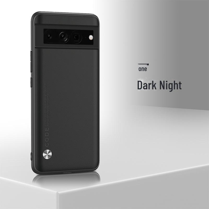 Kreativní kožený obal na telefon pro Google Pixel 7 Pro & 6A; Jednobarevné, Jednoduchý design, Ochranný kryt