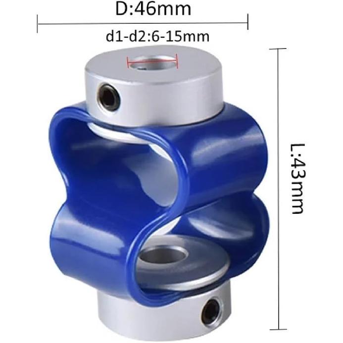 CB Encoder Special Coupling Flexible Coupling German Glue Flexible 8-Shaped Encoder Coupling CB-46X43(CB-46X43-10x15)