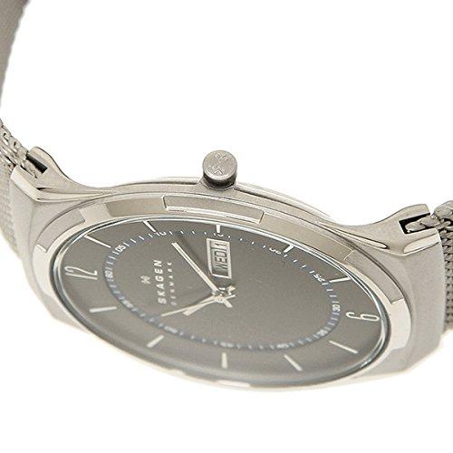 Skagen Men's Titanium Watch, 40mm, Quartz Movement, Gray and Silver, SKW6078 [Parallel Import]