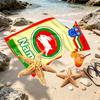 Custom Name Personalized South Sydney Rabbitohs Print Beach Towel, for Trip Camping Beach Party Home Decor, Birthday Gift for Family & Friends