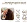 Silicone Rubber Ice Compress Head Therapy Massage Comb Cold Compress Scalp Contraction Massage Beauty Migraine Relief Stress