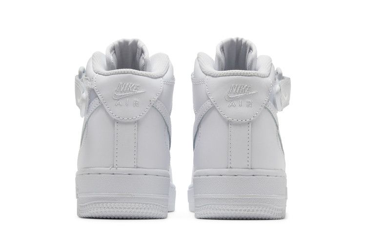 Nike Air Force 1 Mid LE GS 'Triple White'