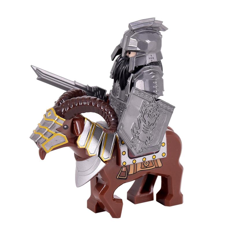 Das Wildschwein Ziegenmontur Tiere Filmmonster Zwergenkrieger Eisener Fuß Däne Anführer der Zwerge Bausteine Spielzeug Für Kinder