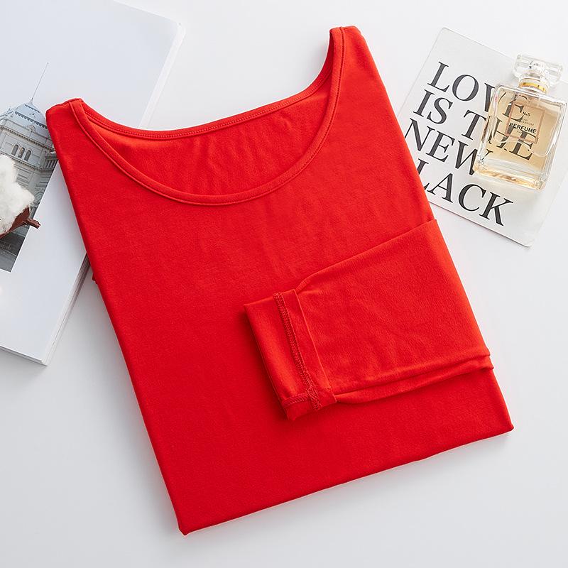 

Жіноча приталена модальна футболка з круглим вирізом і довгими рукавами – однотонний універсальний осінній топ M