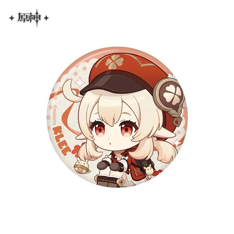 Sunsyea Genshin Impact Official Merch miHoYo Original Authentic XLSY Theme Series Badge Furina Neuvillette Klee Zhongli