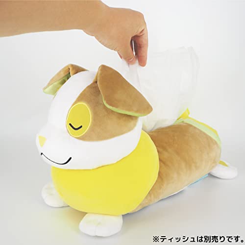 Sanei Boeki Pokemon Coconimo Sleeping Tissue Cover Wanpachi W20 x D37 x H23.5cm Plush Toy Pokemon CPZ07