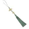 Easy Attach Tassels Pendant For Keys Bags Decoration Stylish Fan Design Keychain Ornament Polyester Accessory