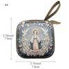 7X7Cm Jomfru Maria Jesus Bøn Rosenkrans Taske Religiøs Smykke Opbevaringsboks Articulos Religioso