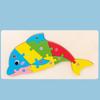 Big Size Cartoon Animal 3D Wooden Puzzle Jigsaw For Children Montessori Assemble Early Education Puzzle Game Toy Baby Gift