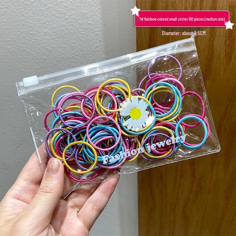 Koreanischer Stil Dünnes Haargummi: Einfaches Damen-Stirnband mit kleinem Gummiband für einen schicken Look