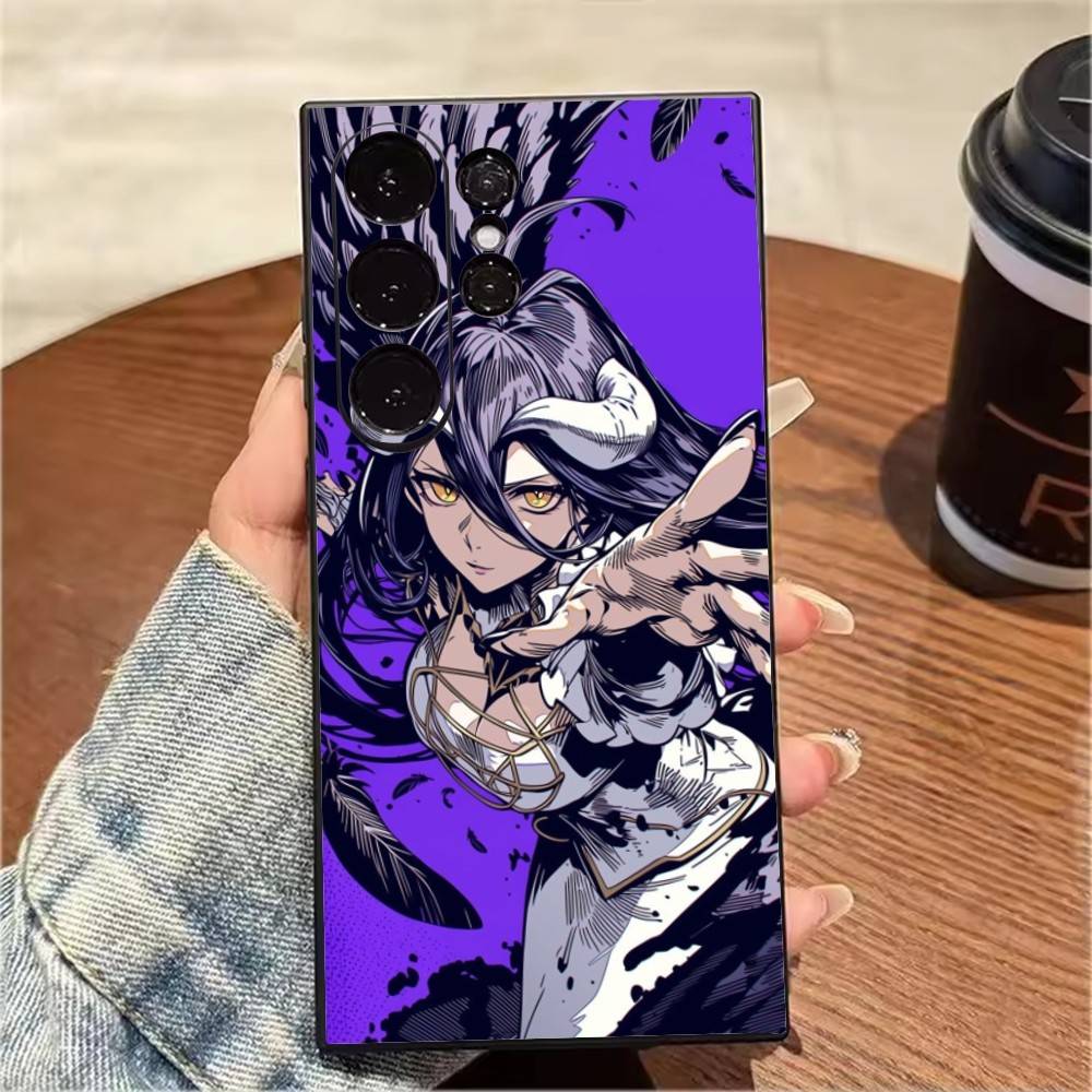 A-ALBEDO From Overlord-S Phone Case For Samsung S25,S24,S21,S22,S23,S20,Ultra,S26,Plus,Fe,Note,5G Black Cover