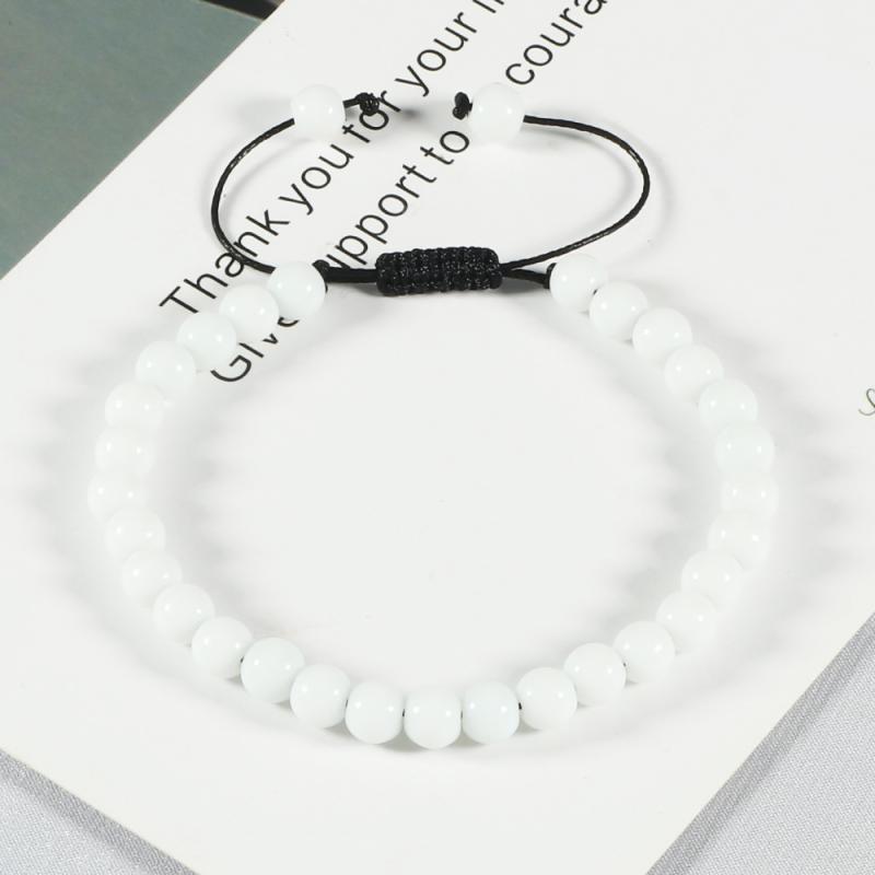 Multiple Style 6Mm Natural Tiger Eyes Lava Rock Protection Handmade Bracelet Men'S Gift